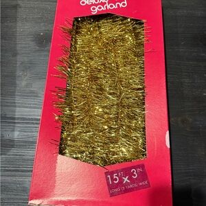 5 Boxes Vintage Deluxe Gold Garland - 15ft
